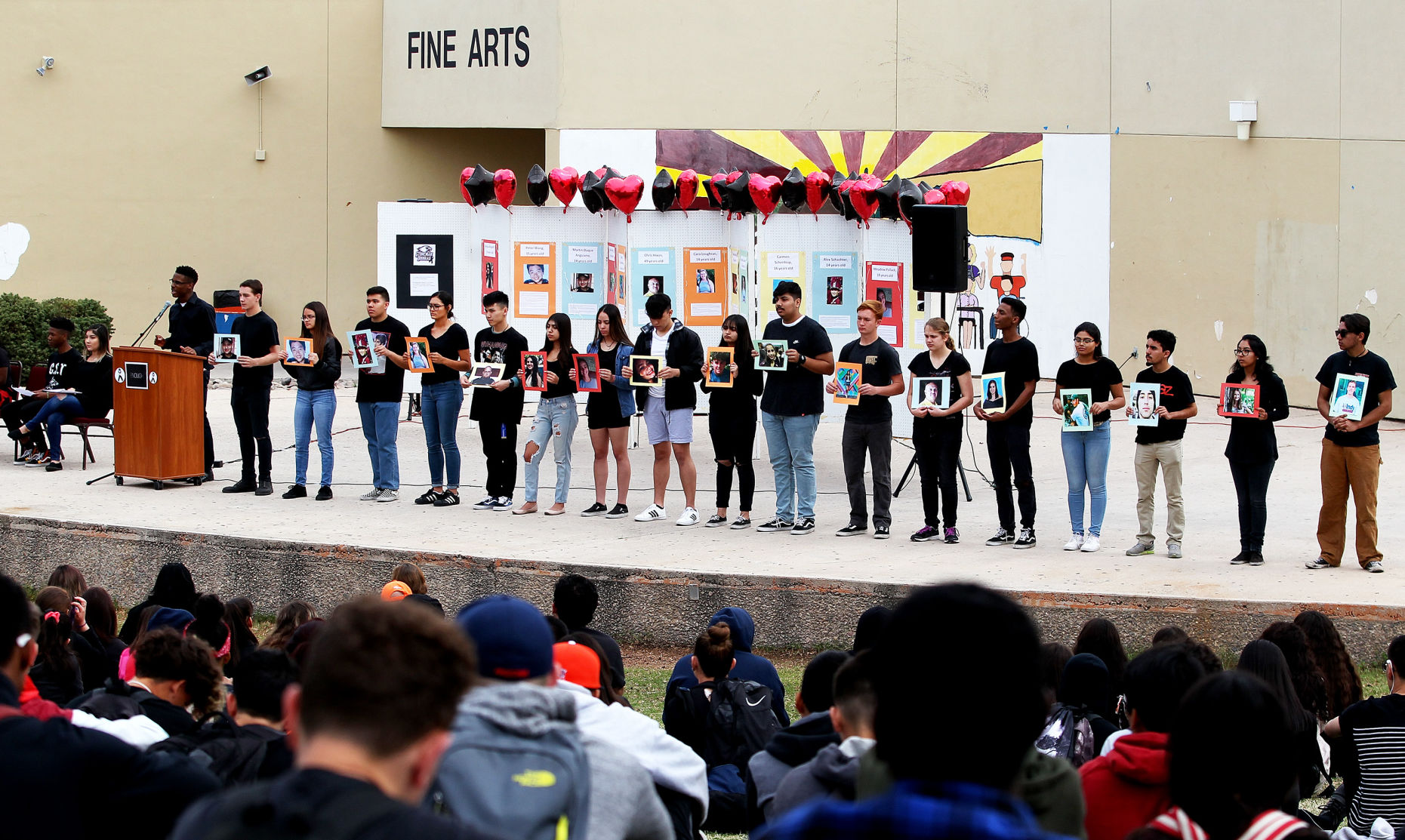 Walk-out at Cholla High School